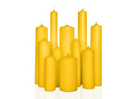 Altarkerzen Gelb