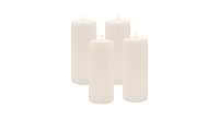 4er Set Adventskranzkerzen Elfenbein Ø 50 x 200 mm
