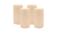 2er Set Adventskranzkerzen Champagner Ø 100 x 300 mm