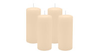 4er Set Adventskranzkerzen Vanilla Bisquit Ø 50 x...