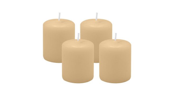 4er Set Adventskranzkerzen Pinie Ø 50 x 60 mm