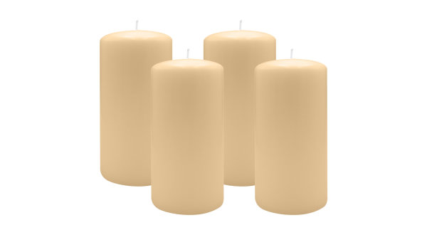 4er Set Adventskranzkerzen Pinie Ø 100 x 200 mm