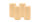 2er Set Adventskranzkerzen Beige Ø 100 x 250 mm