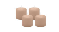 4er Set Adventskranzkerzen Portobello Nougat Ø 60...