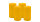 4er Set Adventskranzkerzen Goldgelb Ø 60 x 100 mm