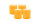 4er Set Adventskranzkerzen Mais Gelb/Orange Ø 100 x 120 mm