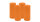 4er Set Adventskranzkerzen Mango Orange Ø 60 x 120 mm