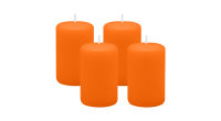 4er Set Adventskranzkerzen Mandarin Orange Ø 50 x...