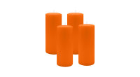 4er Set Adventskranzkerzen Mandarin Orange Ø 70 x...