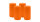 2er Set Adventskranzkerzen Mandarin Orange Ø 100 x 250 mm