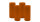 4er Set Adventskranzkerzen Cotto Braun Ø 80 x 200 mm