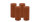 4er Set Adventskranzkerzen Haselnuss Ø 50 x 120 mm