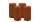4er Set Adventskranzkerzen Haselnuss Ø 60 x 100 mm