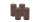 4er Set Adventskranzkerzen Mocca Ø 50 x 100 mm