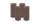 4er Set Adventskranzkerzen Mocca Ø 50 x 120 mm