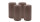 4er Set Adventskranzkerzen Mocca Ø 80 x 150 mm
