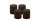 4er Set Adventskranzkerzen Chocolate Schokolade Ø 50 x 60 mm