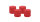 4er Set Adventskranzkerzen Rot Ø 100 x 100 mm