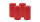 4er Set Adventskranzkerzen Rot Ø 100 x 200 mm