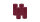 4er Set Adventskranzkerzen Burgund Rotbraun Ø 50 x 200 mm
