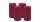 4er Set Adventskranzkerzen Burgund Rotbraun Ø 60 x 100 mm