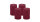 4er Set Adventskranzkerzen Bordeaux Ø 50 x 80 mm