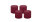 4er Set Adventskranzkerzen Bordeaux Ø 60 x 60 mm