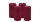 4er Set Adventskranzkerzen Bordeaux Ø 60 x 100 mm