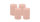 4er Set Adventskranzkerzen Taupe Rose Ø 50 x 80 mm