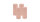 4er Set Adventskranzkerzen Taupe Rose Ø 50 x 200 mm