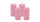 4er Set Adventskranzkerzen Rosa Ø 50 x 100 mm
