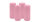 4er Set Adventskranzkerzen Rosa Ø 60 x 120 mm