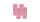 4er Set Adventskranzkerzen Rosa Ø 60 x 200 mm