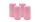 4er Set Adventskranzkerzen Rosa Ø 100 x 200 mm