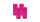 4er Set Adventskranzkerzen Fuchsia Pink Ø 50 x 200 mm