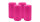 4er Set Adventskranzkerzen Fuchsia Pink Ø 80 x 150 mm