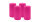 4er Set Adventskranzkerzen Fuchsia Pink Ø 100 x 200 mm