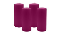 4er Set Adventskranzkerzen Brombeere Ø 80 x 200 mm