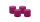 4er Set Adventskranzkerzen Brombeere Ø 100 x 100 mm