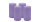 4er Set Adventskranzkerzen Lavendel-Lilac Ø 60 x 100 mm