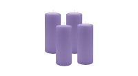 4er Set Adventskranzkerzen Lavendel-Lilac Ø 70 x...