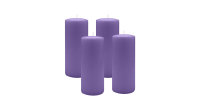 4er Set Adventskranzkerzen Veilchen Ø 50 x 200 mm