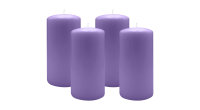 4er Set Adventskranzkerzen Veilchen Ø 100 x 200 mm