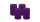 4er Set Adventskranzkerzen Violett Ø 50 x 80 mm