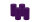 4er Set Adventskranzkerzen Violett Ø 50 x 100 mm