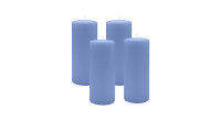 4er Set Adventskranzkerzen Flieder Ø 50 x 200 mm