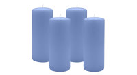 4er Set Adventskranzkerzen Flieder Ø 80 x 200 mm