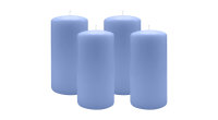 2er Set Adventskranzkerzen Flieder Ø 100 x 300 mm