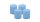 4er Set Adventskranzkerzen Blue Bell Hellblau Ø 50 x 60 mm