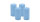4er Set Adventskranzkerzen Blue Bell Hellblau Ø 50 x 100 mm